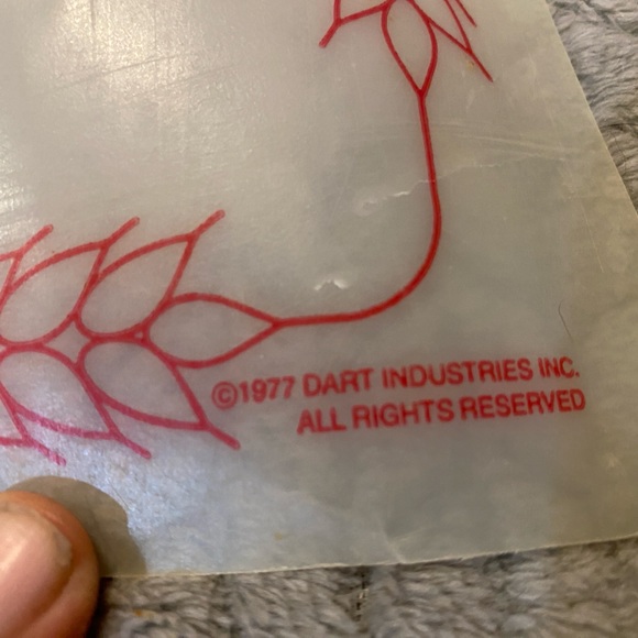 22x18 Vintage Tupperware dough/pastry rolling mat. Get perfect even sizes. 1977 - Picture 8 of 9